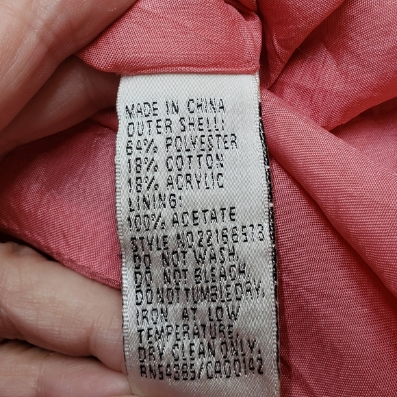 Bianca Nygard Elegant Pink Floral Coat Brocade Style Size 10 Spring Flowers - Picture 10 of 16